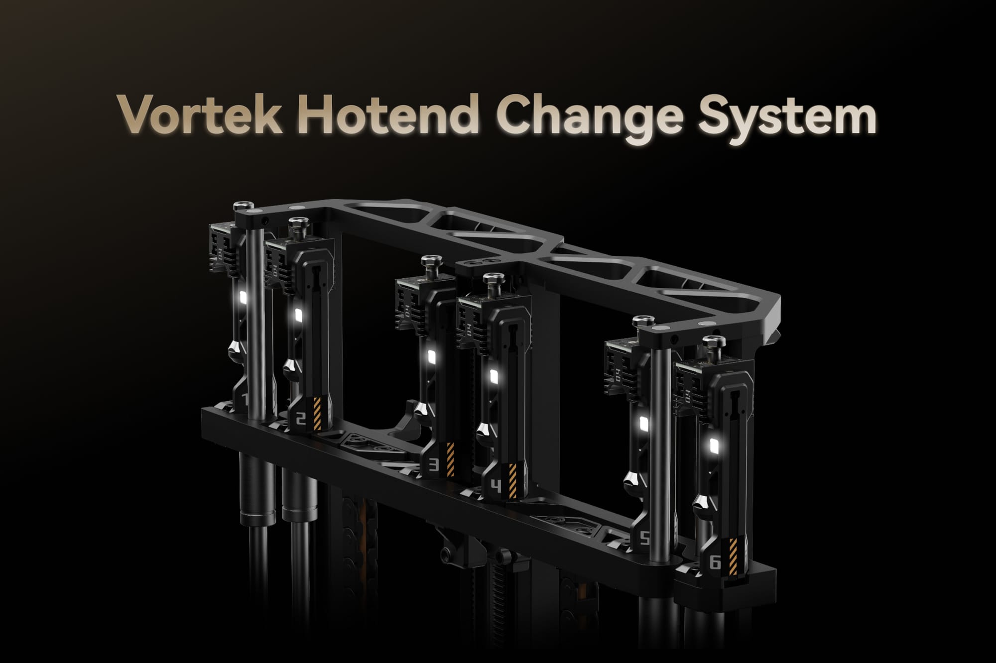Bambu Lab Vortek H2C kablosuz hotend sistemi görseli
