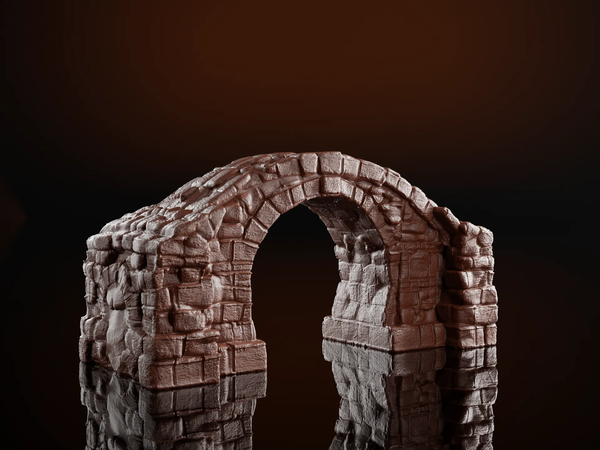 3D-printed bridge terrain